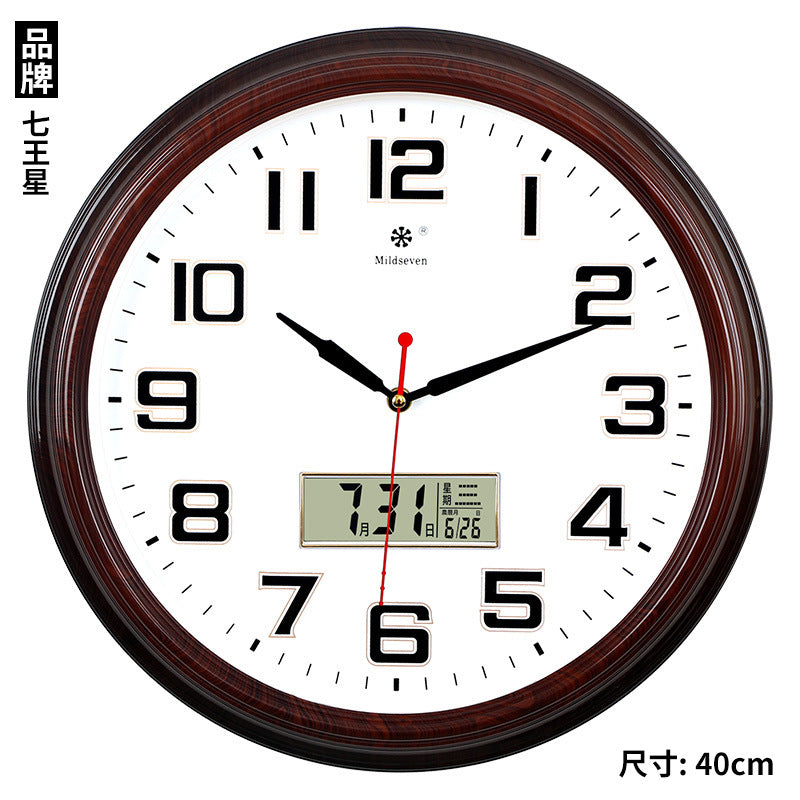 Clock Wall Clock Living Room Grand Creative Clock Wall Watch Simple Home Silent Electronic Quartz Clock Wall Watch 585