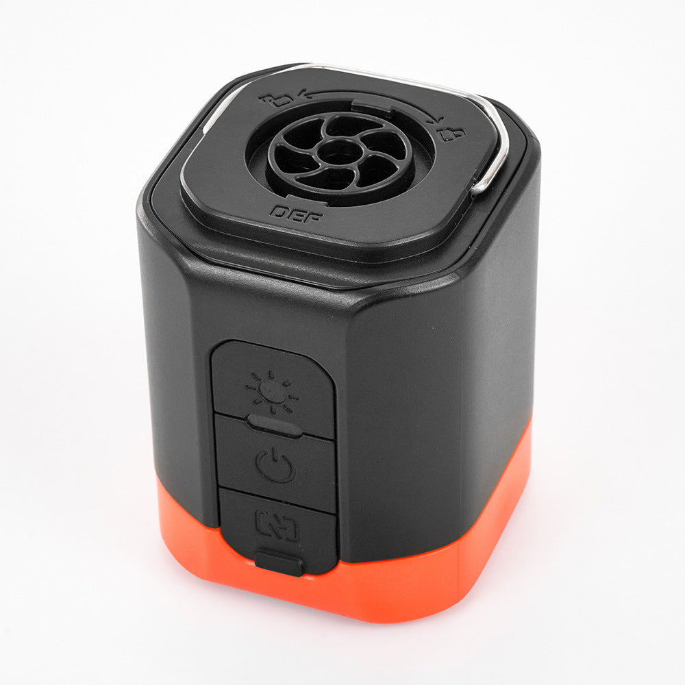 Electric mini air pump for outdoor camping, SOS emergency signal light, wireless outdoor air pump 534