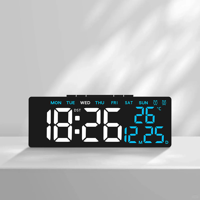 Hot selling LED alarm clock with multifunctional function, simple desktop clock, temperature display 591