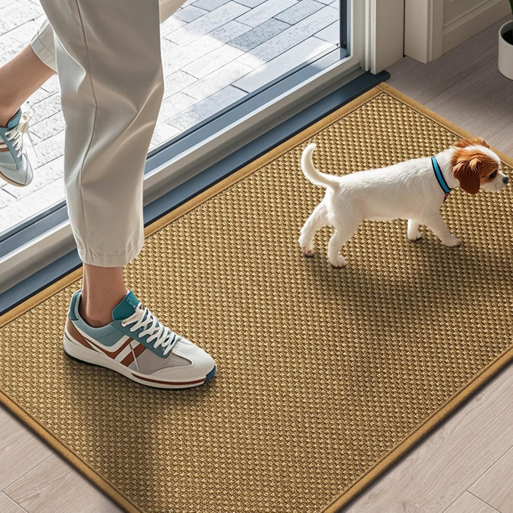 Linen floor mat anti slip, water absorbing, household floor mat quick drying, easy to absorb water, diatomaceous earth 582