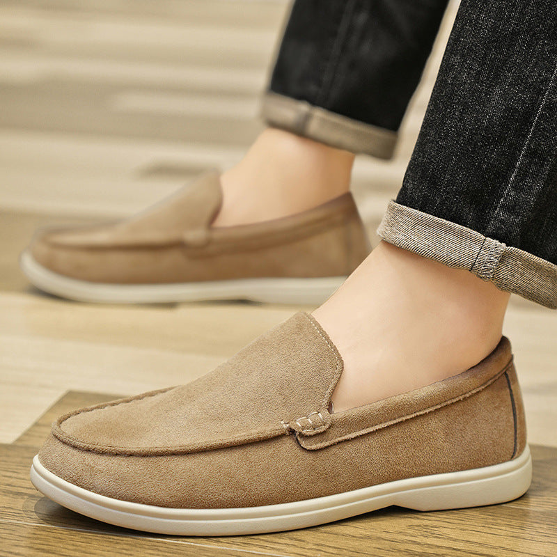 Men's shoes, British style, men's loafers, fashionable casual shoes 506