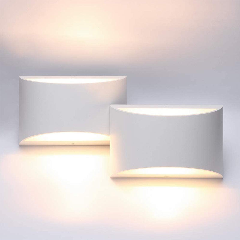 Nordic minimalist aluminum alloy bedside wall lamp Amazon source villa guest room living room study corridor 110V wall lamp 574