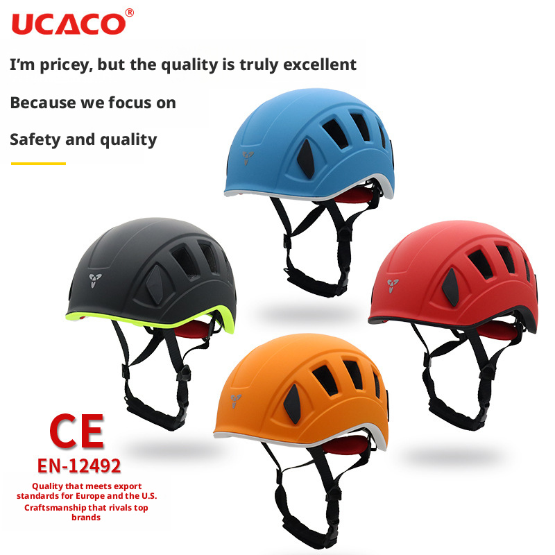 Outdoor sports adventure helmet for mountaineering, ice climbing, and rock climbing - ultralight protective helmet 521