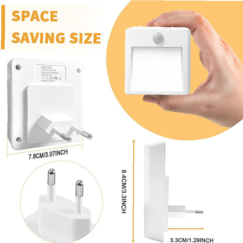 Night light infinite dimming plug-in night light adjustable brightness human body sensing night light 572