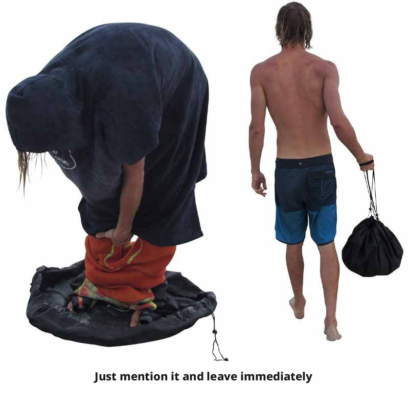 Beach swimwear storage bag, wetsuit storage bag, beach surfwear quick storage bag 529