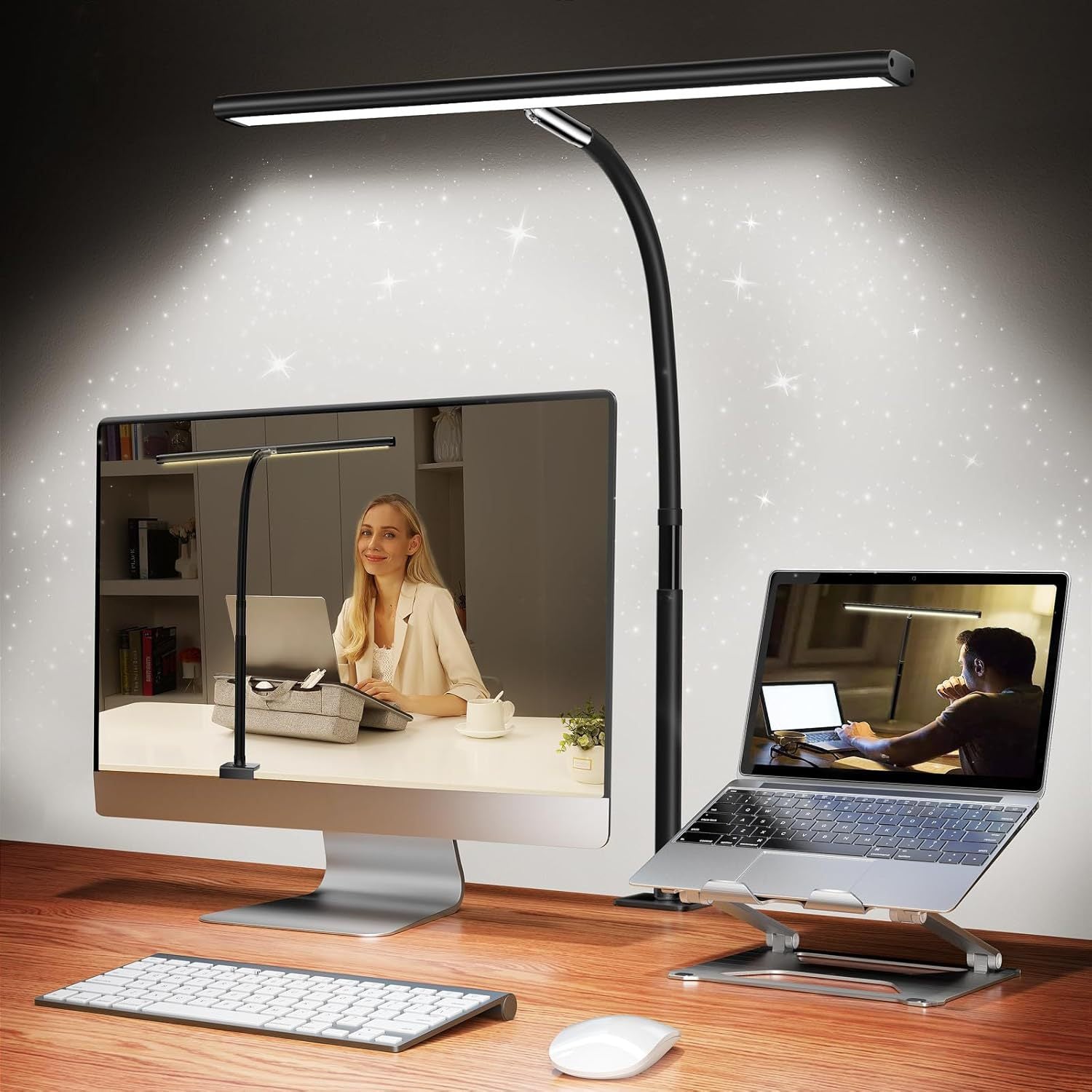 LED full spectrum eye protection desk lamp, I-clip, computer screen, office study eye protection lamp, work study reading lamp 593