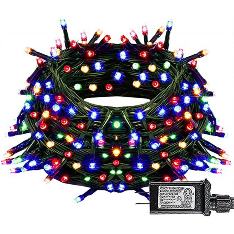 LED starry sky lights, flashing lights, string lights, Christmas outdoor lighting decoration, low-voltage electric ink green line 564