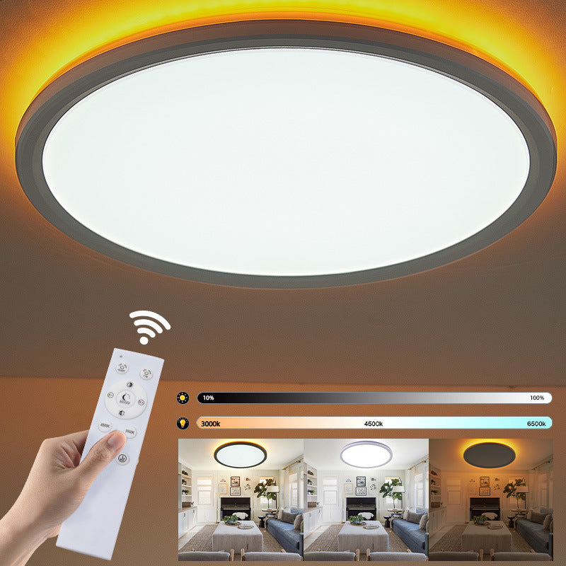 Bedroom Light Warm and Romantic Room Round Simple Modern Living Room Light LED Ultra Thin Ceiling Light 553