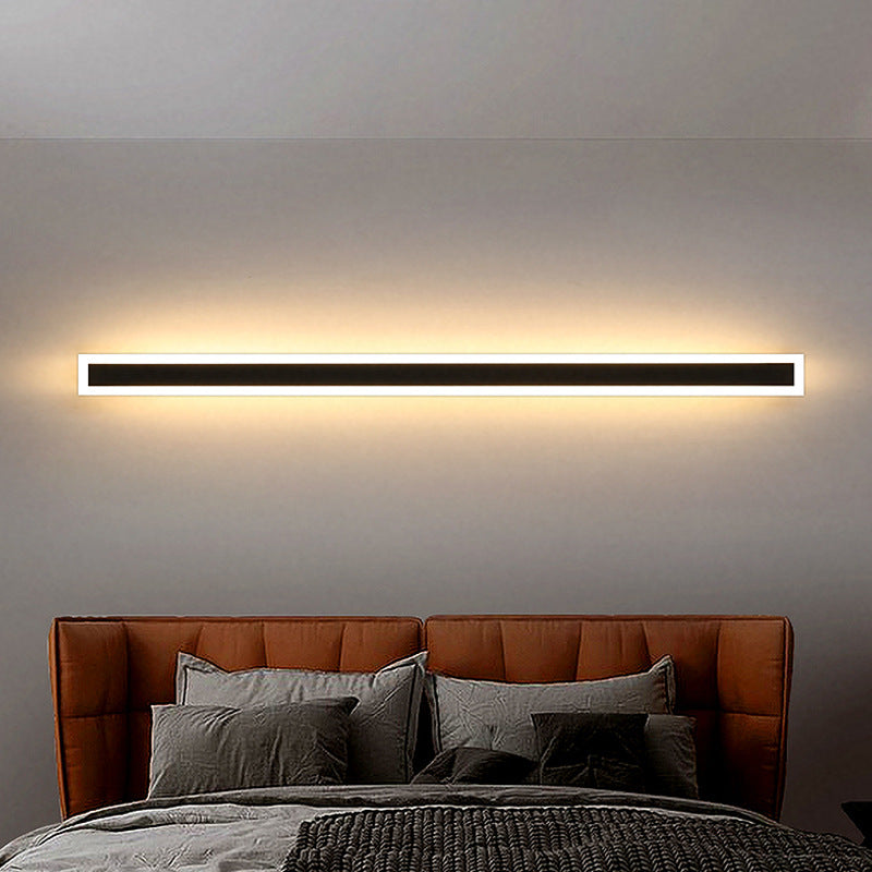 Minimalist long outdoor waterproof LED wall lamp decoration background wall lamp engineering wall washing lamp villa gate courtyard lamp 576