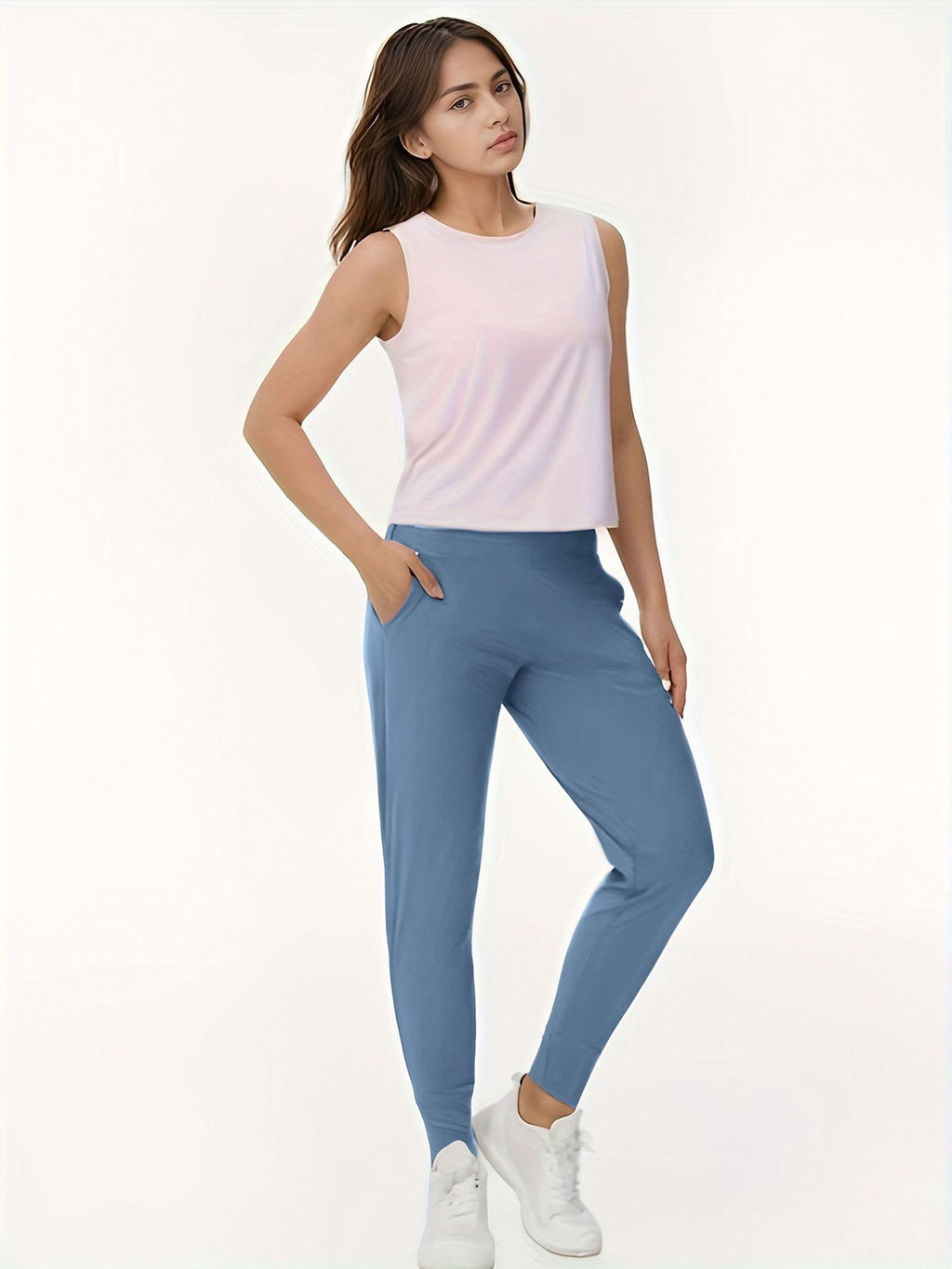 Spring/Summer Casual Pants, Tapered Leg, Slim Fit, Skin-Friendly, Stylish, Soft, Breathable, Loose Fit, Long Pants for Women 468
