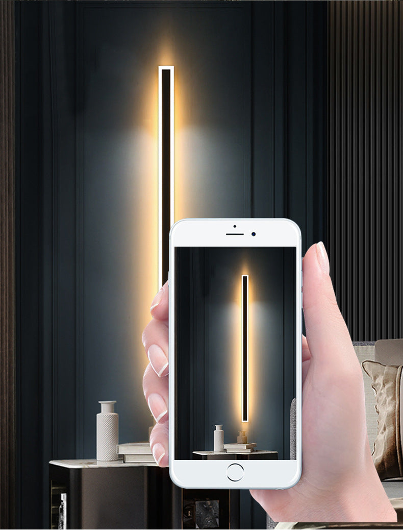 Minimalist long outdoor waterproof LED wall lamp decoration background wall lamp engineering wall washing lamp villa gate courtyard lamp 576