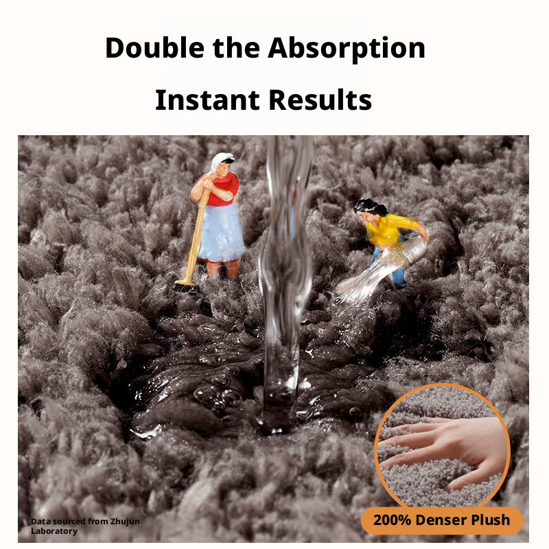Bathroom floor mat, bathroom absorbent mat, household bathroom entrance mat, anti slip 584