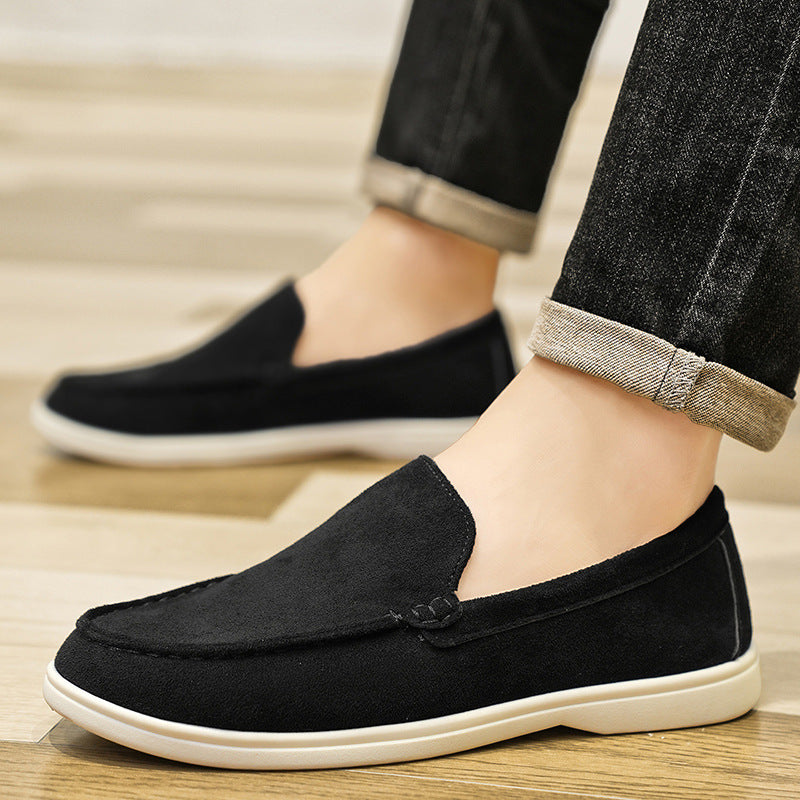 Men's shoes, British style, men's loafers, fashionable casual shoes 506