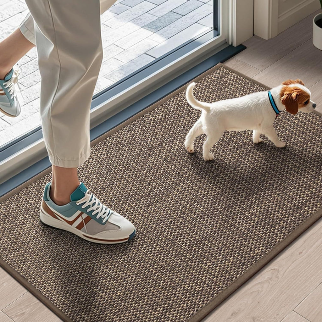 Linen floor mat anti slip, water absorbing, household floor mat quick drying, easy to absorb water, diatomaceous earth 582