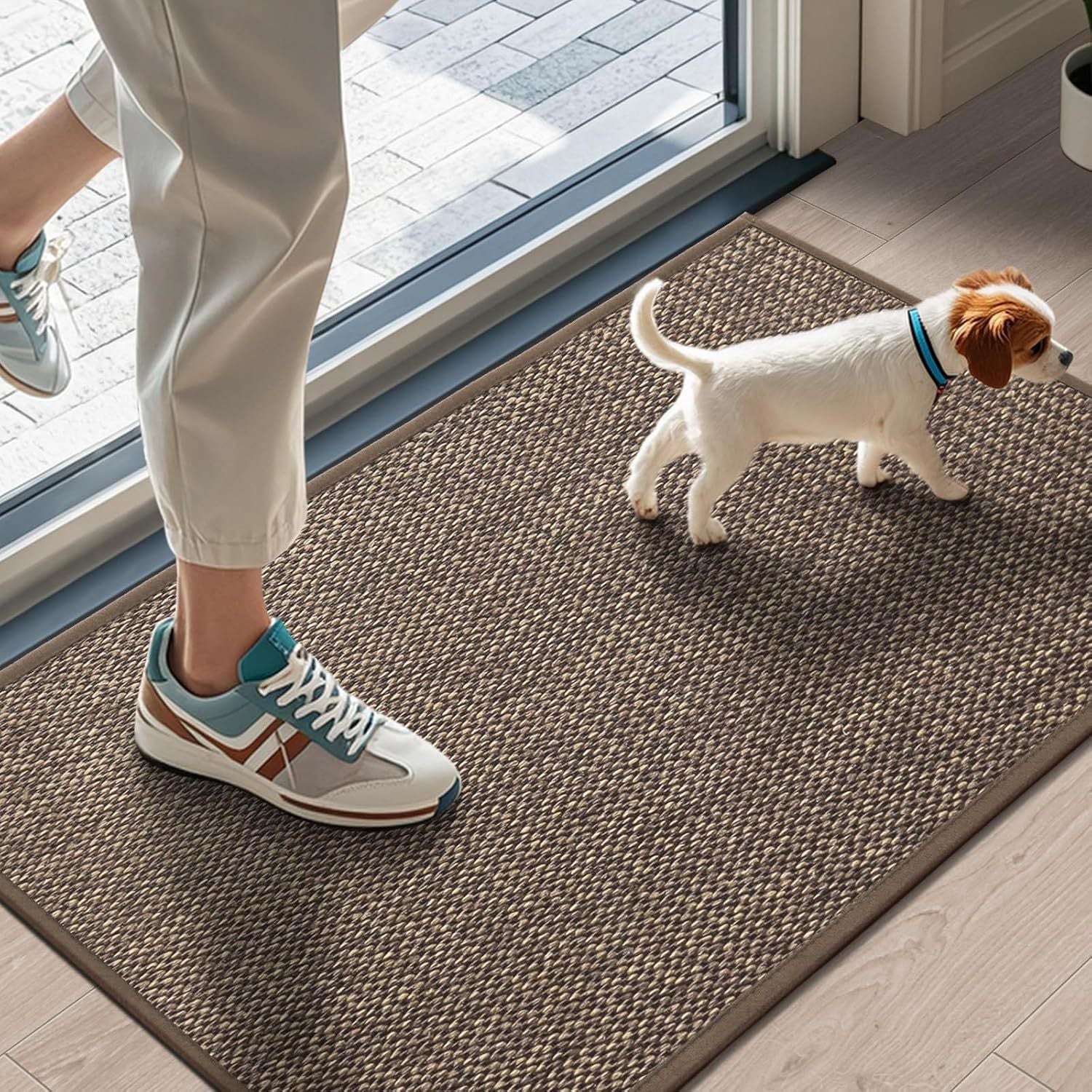 Linen floor mat anti slip, water absorbing, household floor mat quick drying, easy to absorb water, diatomaceous earth 582