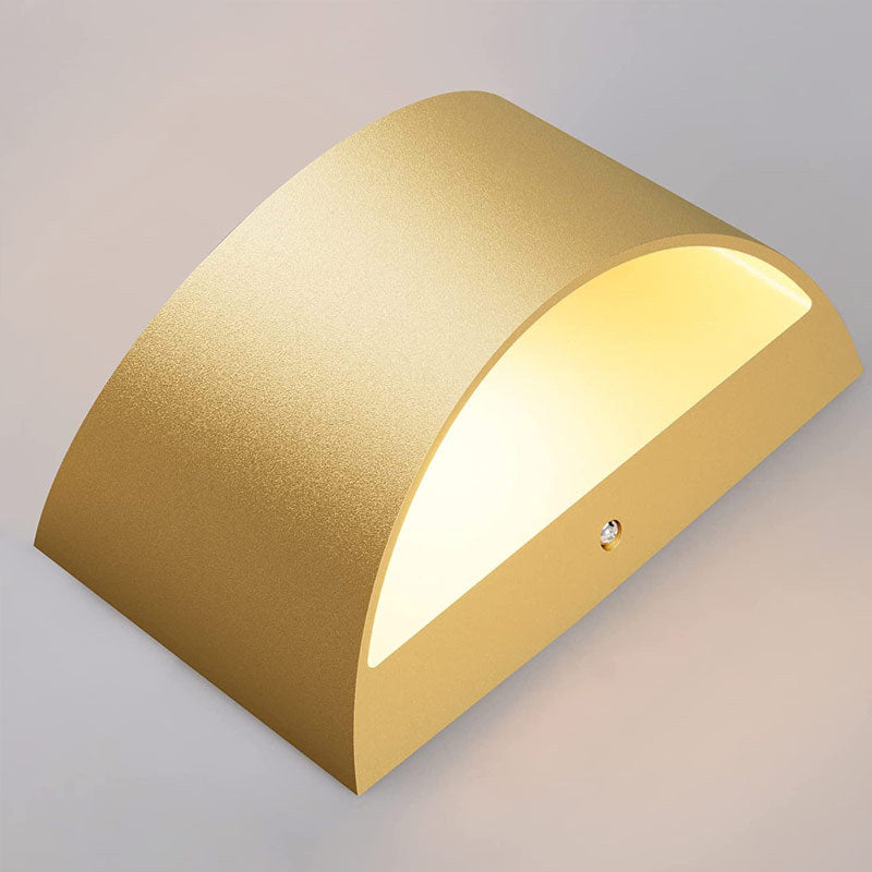 Nordic minimalist aluminum alloy bedside wall lamp Amazon source villa guest room living room study corridor 110V wall lamp 574