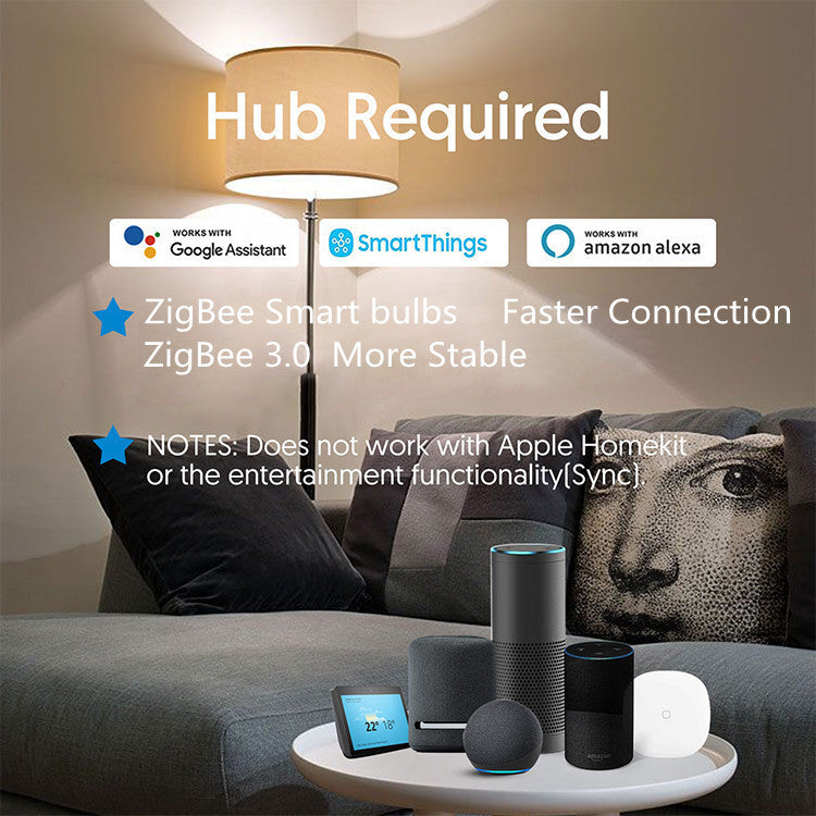 Graffiti Zigbee 3.0 Smart Bubble Light Alexa Google Hue SmartThings Supports Gateway 552
