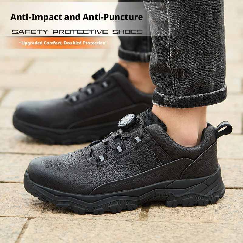 Men's safety shoes, anti-impact, puncture-resistant, lightweight, breathable work shoes 503
