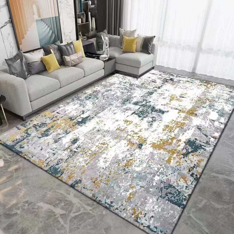 Carpet fully laid in the living room, sofa, coffee table mat, bedroom, and room, with a large area full of bedding edge blankets 581