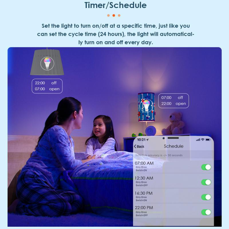 Furniture Graffiti Bluetooth Smart LED Light Bulb E27 Home 15W Color Remote Control APP 539