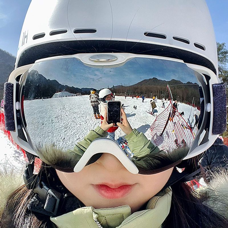 Winter snow surface ski goggles, windproof and anti-fog, prescription ski goggles, unisex 524