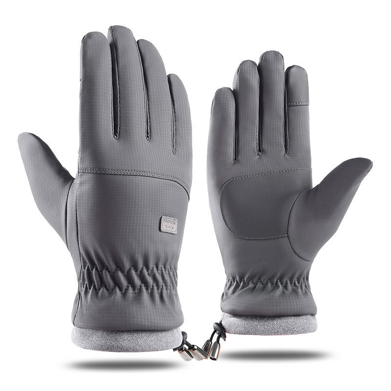 Men's Winter Warm Gloves - Skin-friendly, Windproof, Waterproof, Thickened and Fleece-lined 516
