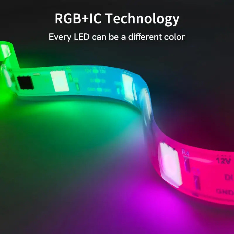 Smart ambient light strip for TV and TV screen capture, synchronized with the TV screen, RGB color LED ambient light 554