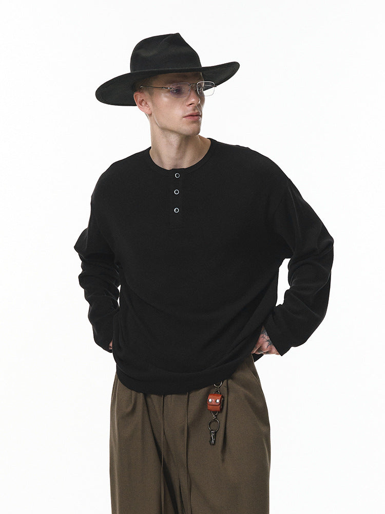 Long-sleeved T-shirt, 2026 Spring/Summer New Arrivals, Trendy Brand, Simple Casual Short-sleeved T-shirt 485