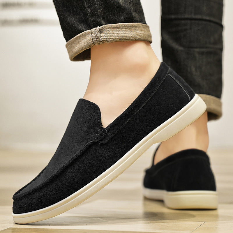 Men's shoes, British style, men's loafers, fashionable casual shoes 506