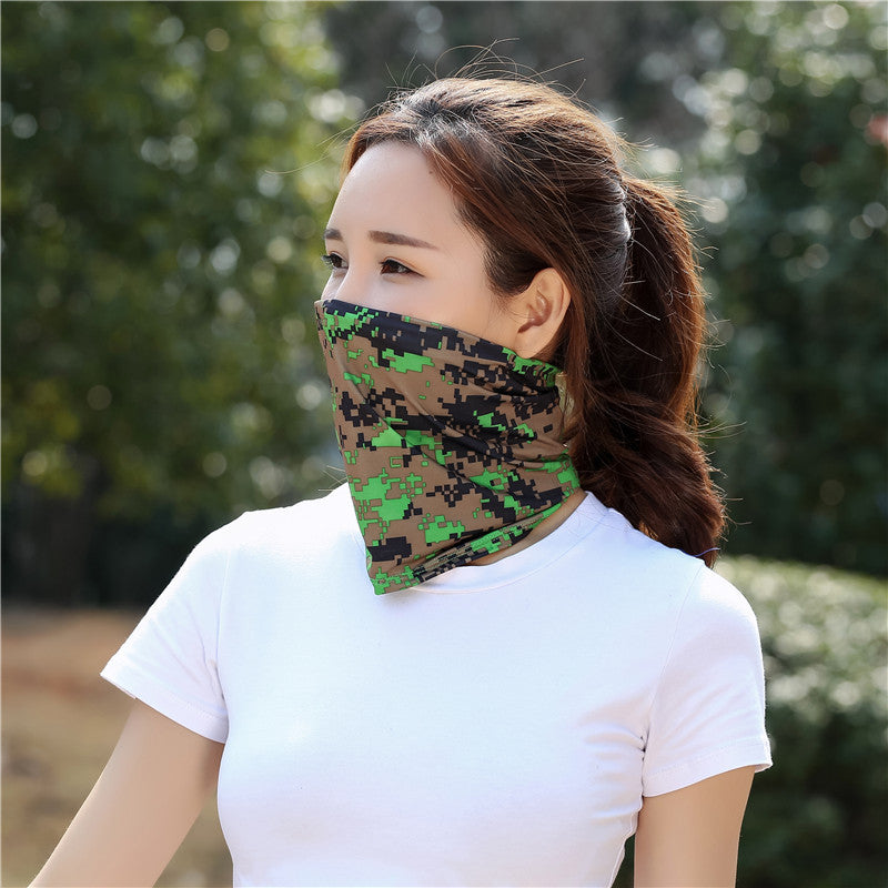 Outdoor sun protection neck warmer, quick-drying, multi-functional magic scarf, breathable neck warmer for cycling and sports 514