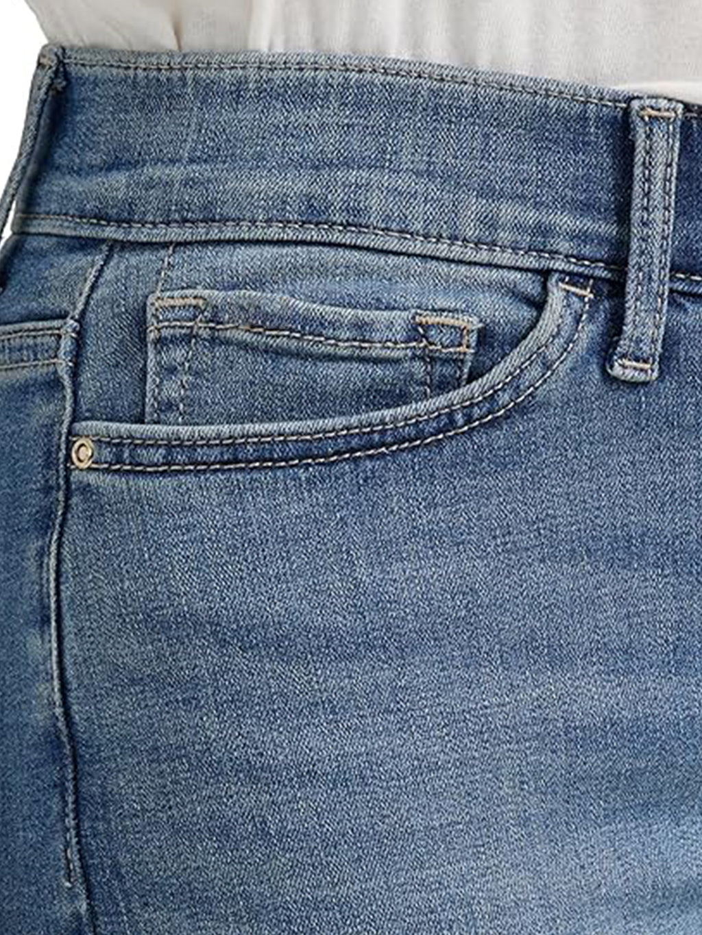 Hot-selling high-waisted stretch straight leg slimming and versatile casual jeans for women 489