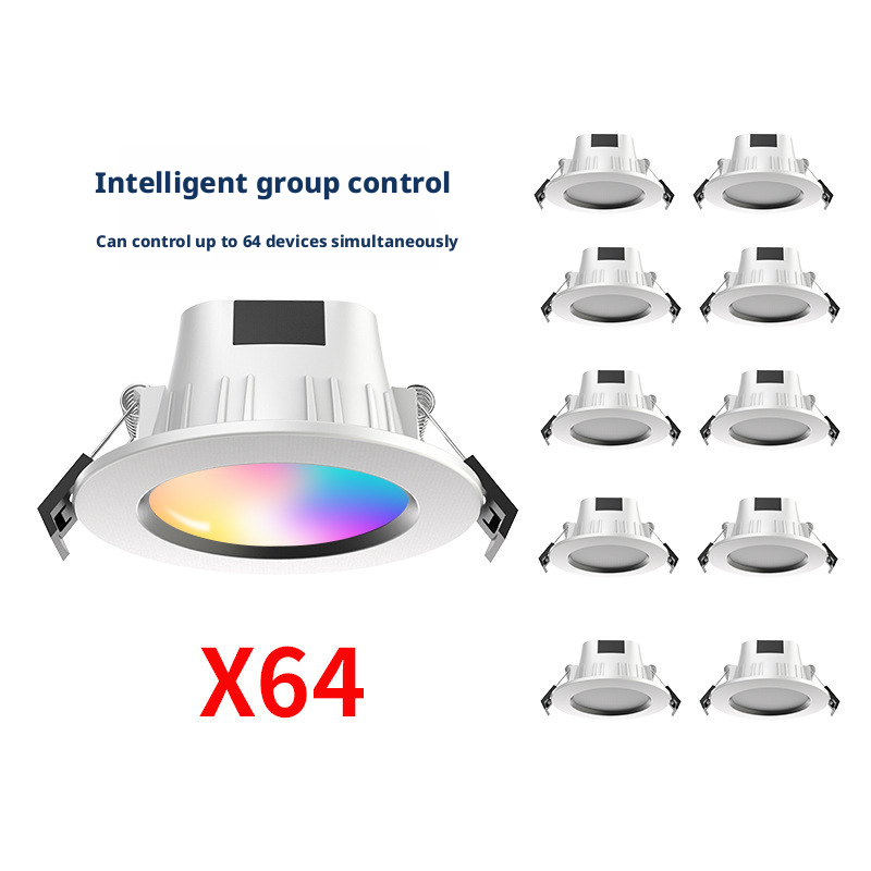 MESH tube light 5W/9W intelligent app wireless control script killing hidden installation network intelligent dimming 541