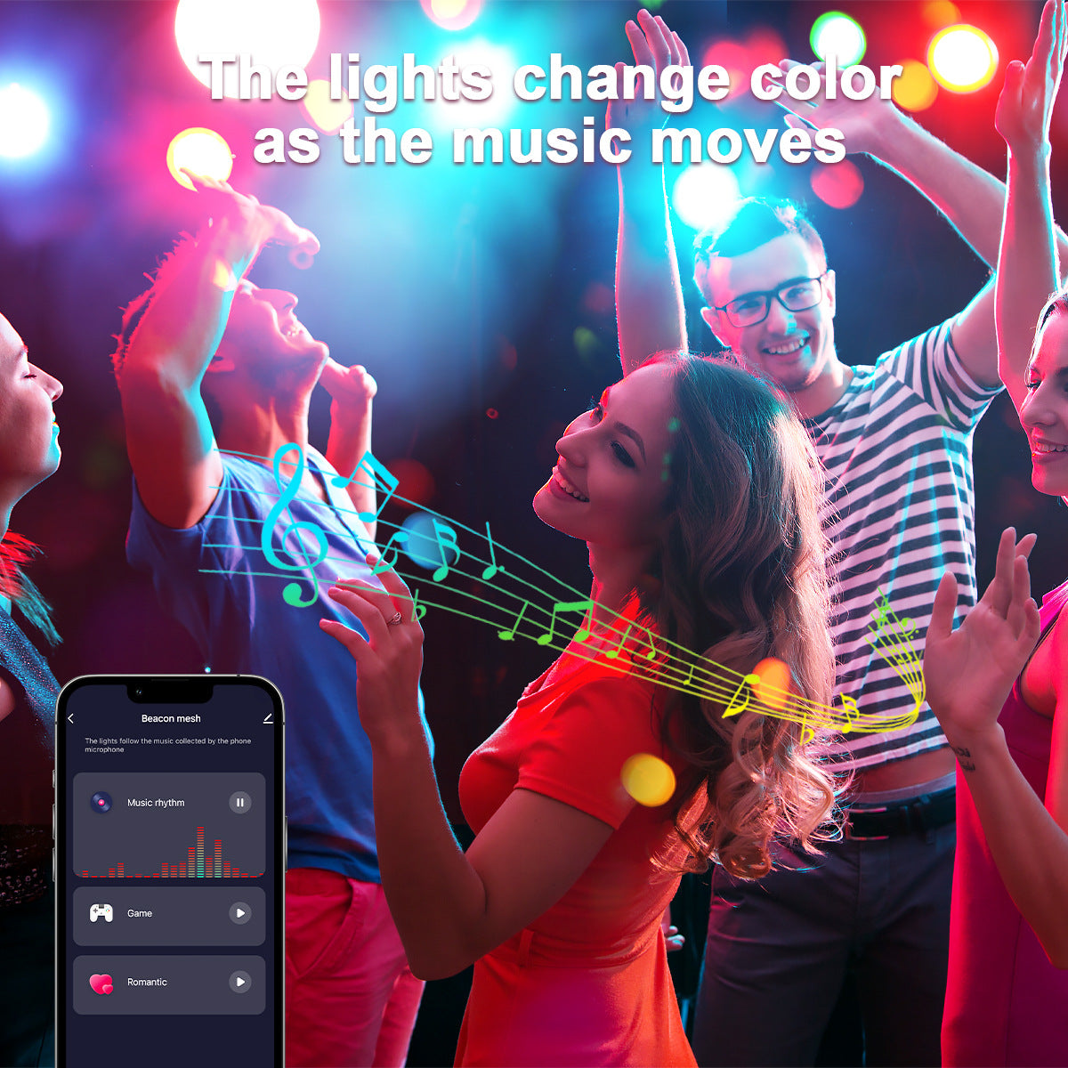 Graffiti smart WiFi bulb light Alexa voice control LED Bluetooth bulb 538