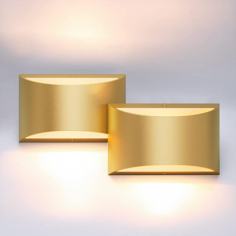 Nordic minimalist aluminum alloy bedside wall lamp Amazon source villa guest room living room study corridor 110V wall lamp 574