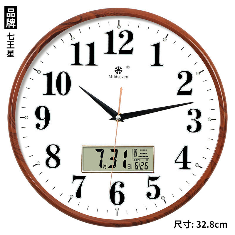Clock Wall Clock Living Room Grand Creative Clock Wall Watch Simple Home Silent Electronic Quartz Clock Wall Watch 585