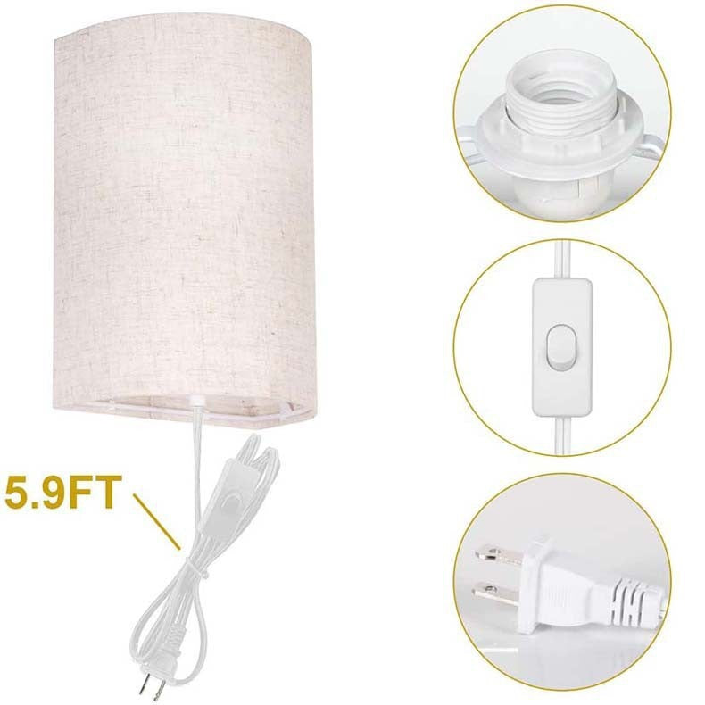LED bedside wall lamp, bedroom minimalist staircase wall lamp, wiring free high-end indoor atmosphere wall lamp 573
