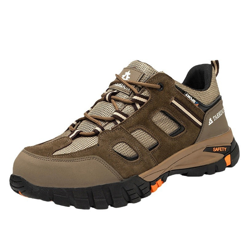 Men's safety shoes: anti-smashing, anti-puncture, odor-resistant, and breathable 498