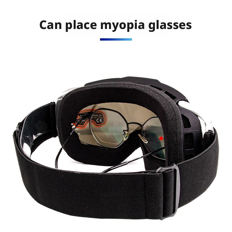 Winter snow surface ski goggles, windproof and anti-fog, prescription ski goggles, unisex 524