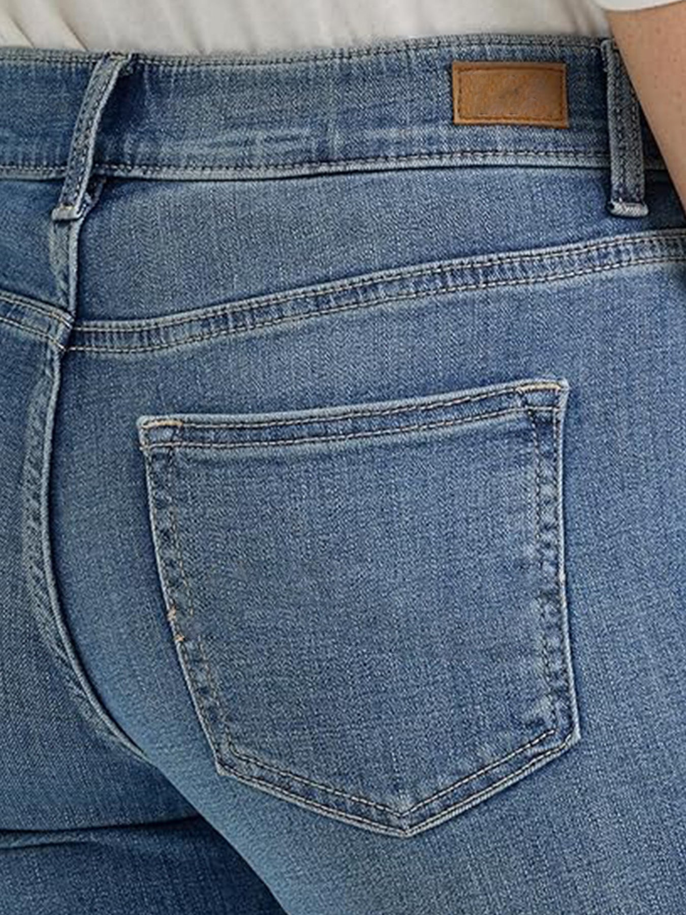 Hot-selling high-waisted stretch straight leg slimming and versatile casual jeans for women 489