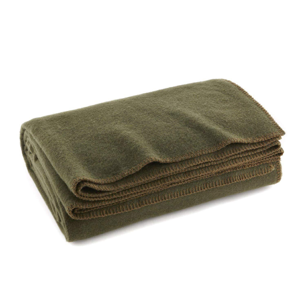Wool blanket, warm and thick, perfect for camping, travel, and outdoor use 532