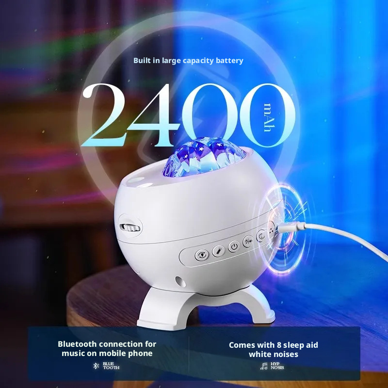 Ten thousand Mars overhead projection lights, Northern Lights atmosphere, romantic atmosphere, bedroom with stars all over the sky 543