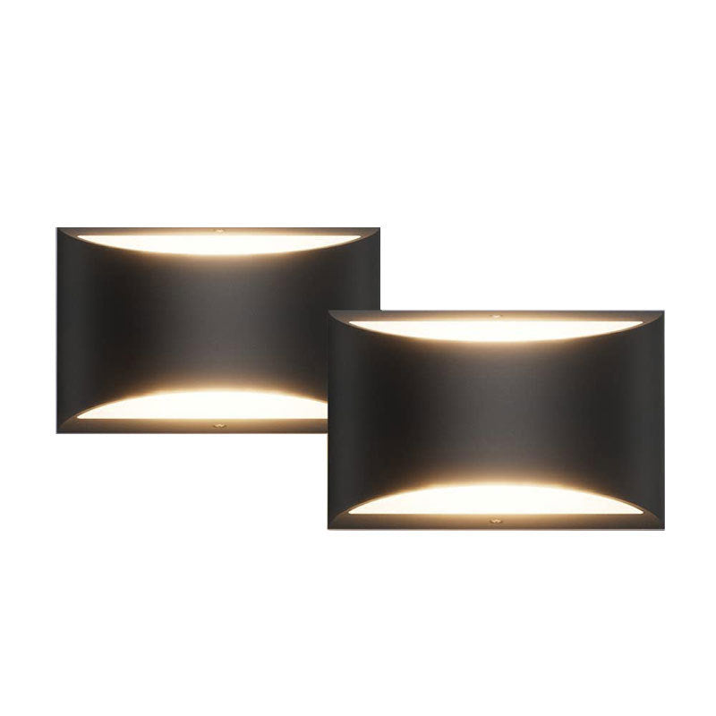 Nordic minimalist aluminum alloy bedside wall lamp Amazon source villa guest room living room study corridor 110V wall lamp 574