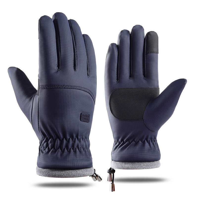 Men's Winter Warm Gloves - Skin-friendly, Windproof, Waterproof, Thickened and Fleece-lined 516
