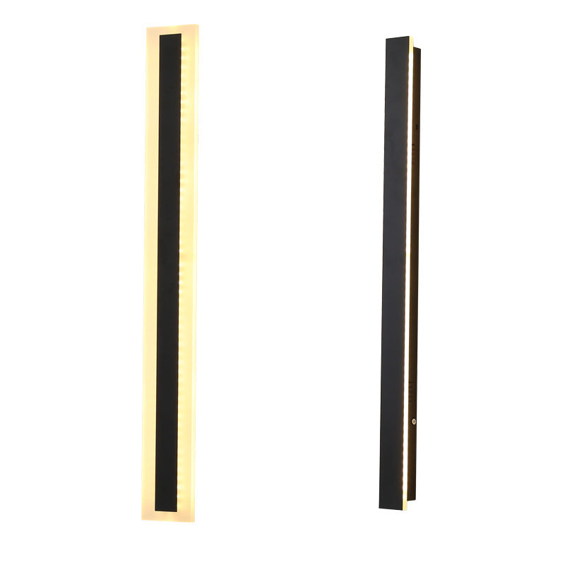 Minimalist long outdoor waterproof LED wall lamp decoration background wall lamp engineering wall washing lamp villa gate courtyard lamp 576