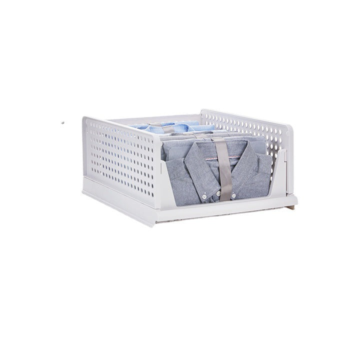 Home folding storage box, drawer type, clothes storage, wardrobe storage box 606