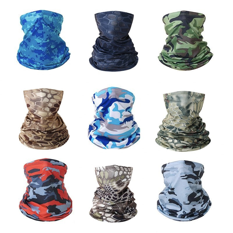 Outdoor sun protection neck warmer, quick-drying, multi-functional magic scarf, breathable neck warmer for cycling and sports 514