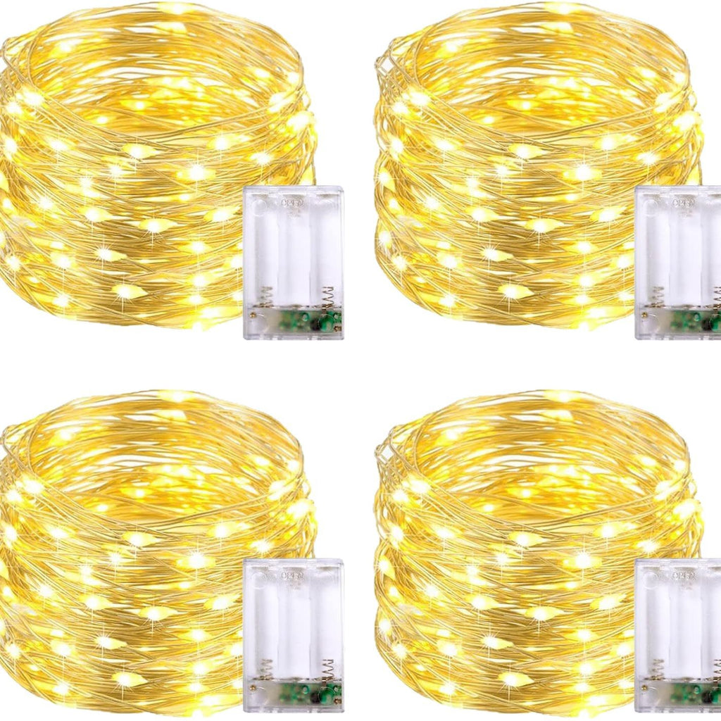 LED Copper Wire Lamp, Battery Box, Light String, Luminous Lamp with Wave Ball String, Craft Wrapped Copper Wire Color Lamp 546
