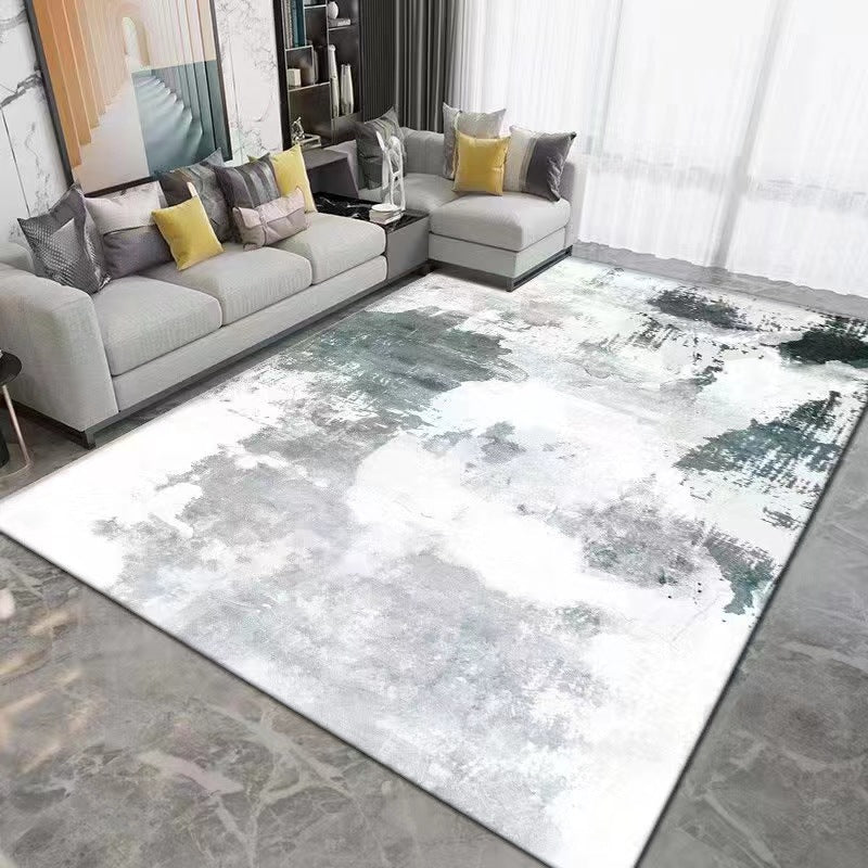 Carpet fully laid in the living room, sofa, coffee table mat, bedroom, and room, with a large area full of bedding edge blankets 581