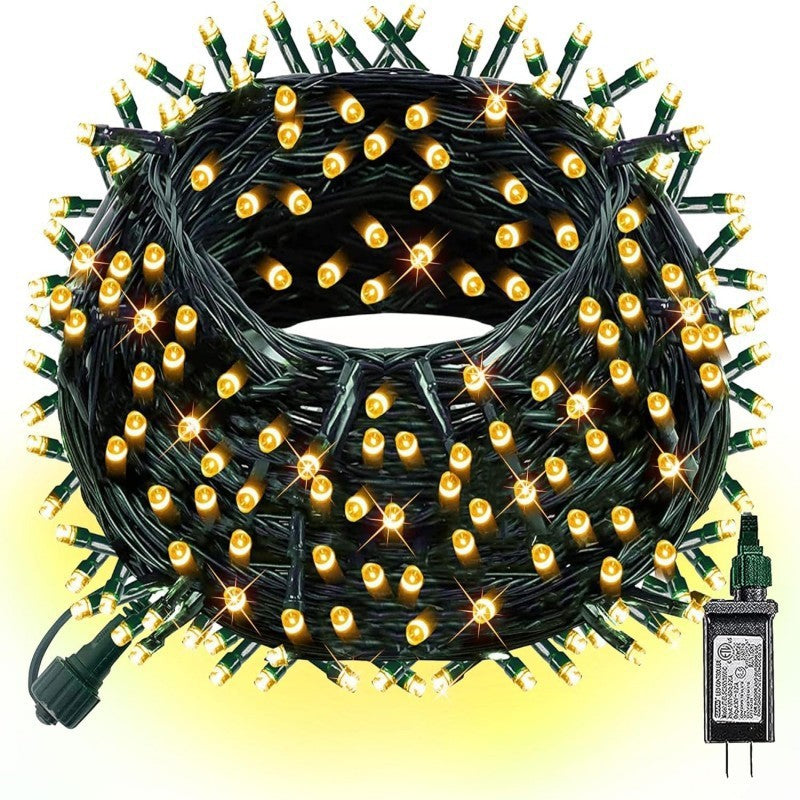 LED starry sky lights, flashing lights, string lights, Christmas outdoor lighting decoration, low-voltage electric ink green line 564