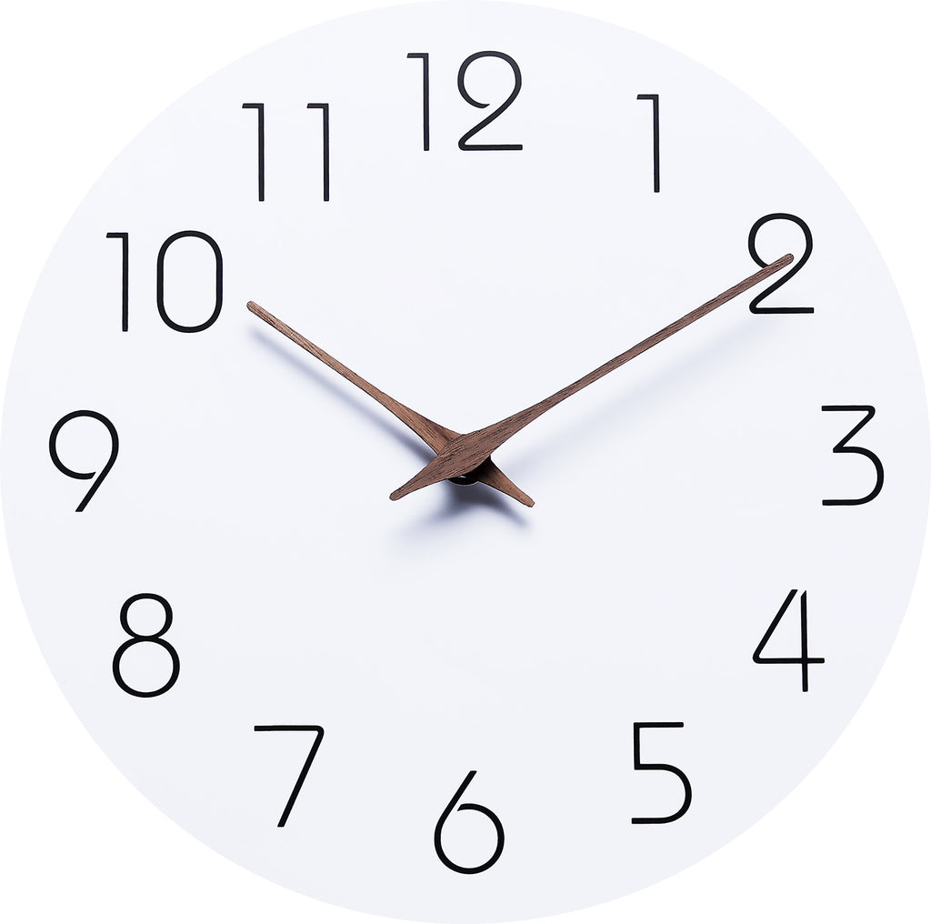10 inch wall clock, living room, simple, no drilling, wall decoration, clock, silent MDF clock 592
